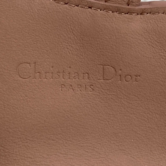 Authentic Pre-Owned Christian Dior Leather Saddle Nano Matte Dusty Rose - Picture 14 of 16
